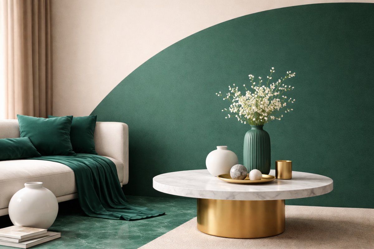 Поєднання смарагдового кольору з іншими відтінками